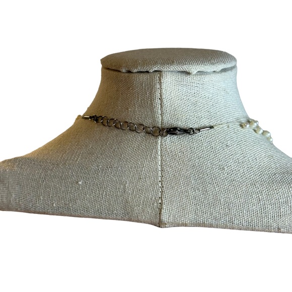 Vintage Floating Pearls Multi Strand Dainty Necklace - Picture 4 of 6